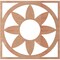 Ekena Millwork Blume Wood Fretwork Pierced Ceiling Medallion, Cherry, 18"OD x 6 1/4"ID x 3/8"T CMWP18X18X0375BLCH - alternate 4